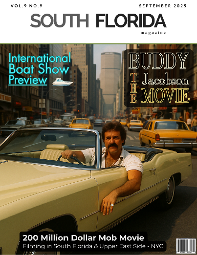 Buddy Jacobson on Cover of South Florida Magazine - Upper East Side - South Florida - 5 Billion Dollar Mafia Movie